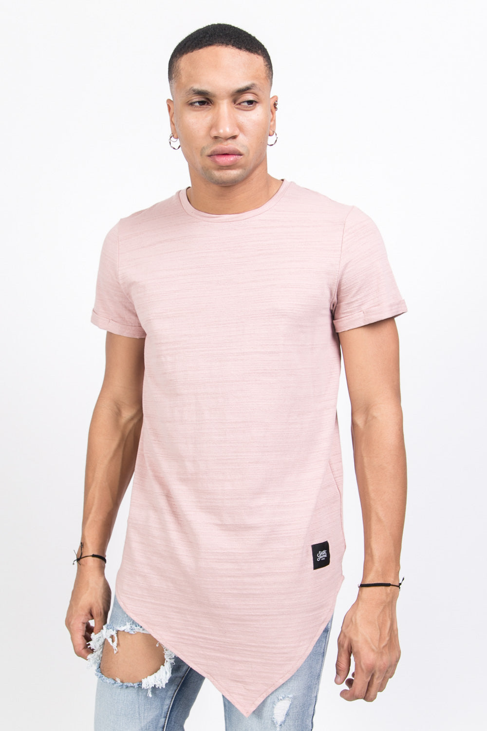 Sixth June - T-shirt pointe texturé rose