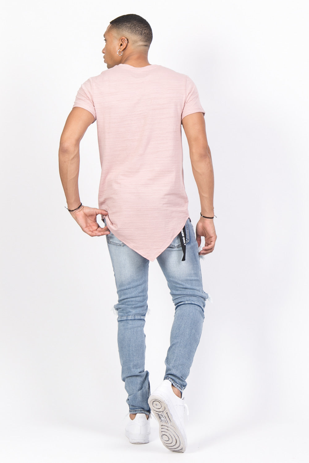 Sixth June - T-shirt pointe texturé rose