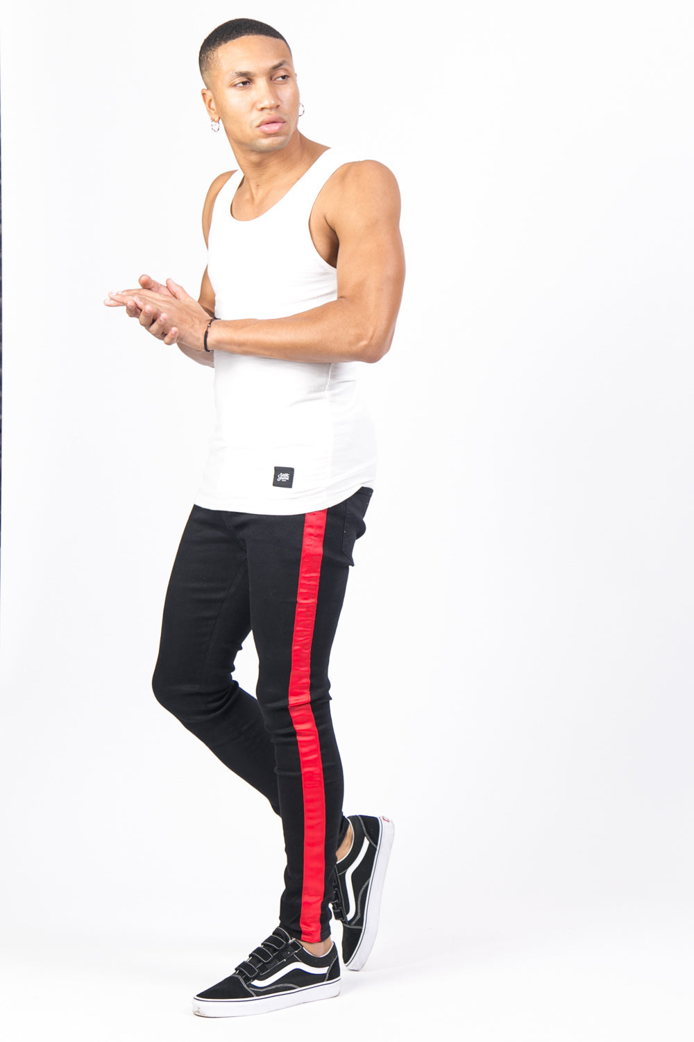 Sixth June - Débardeur texturé moulant blanc