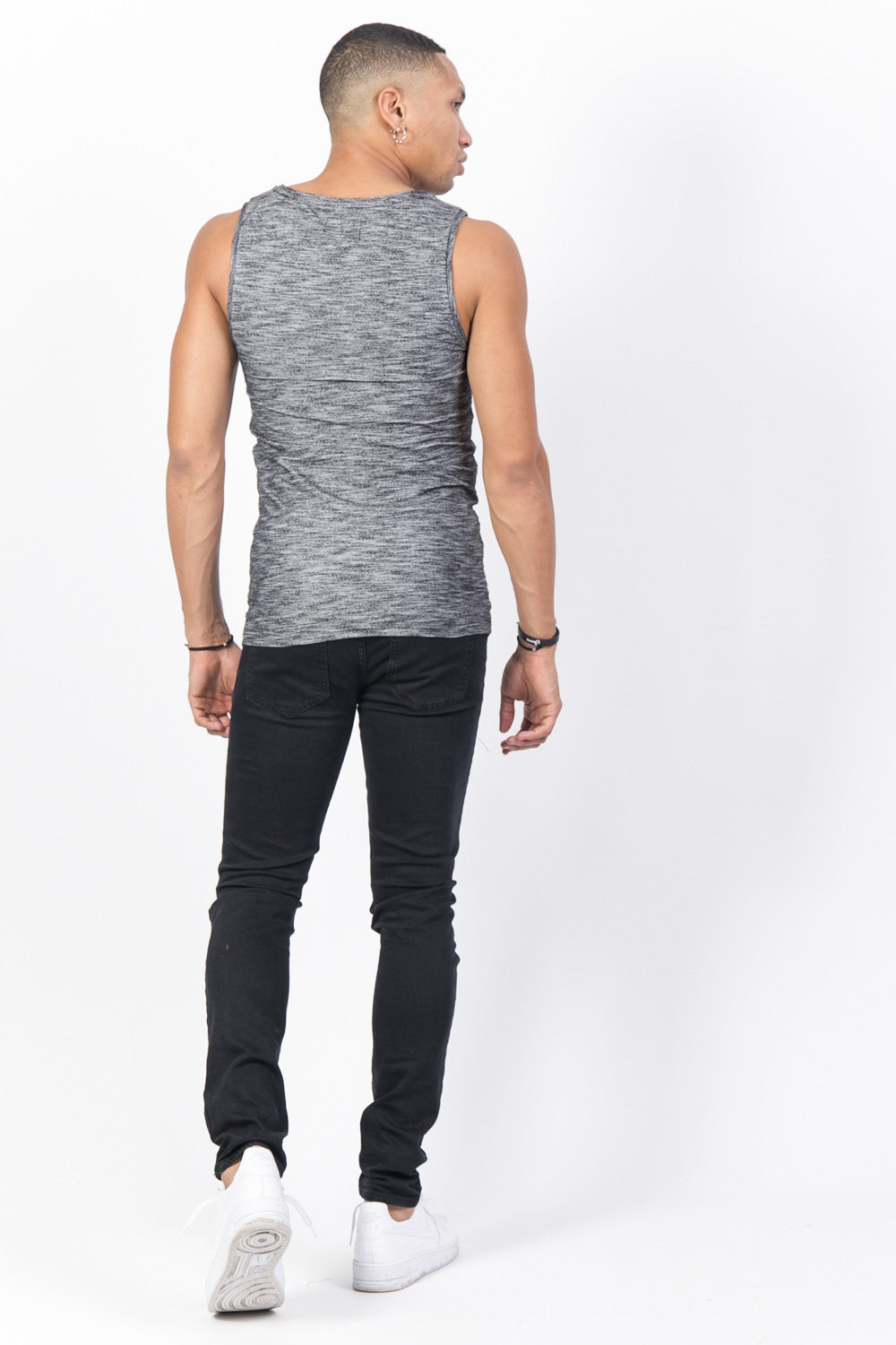 Sixth June - Débardeur texturé moulant noir