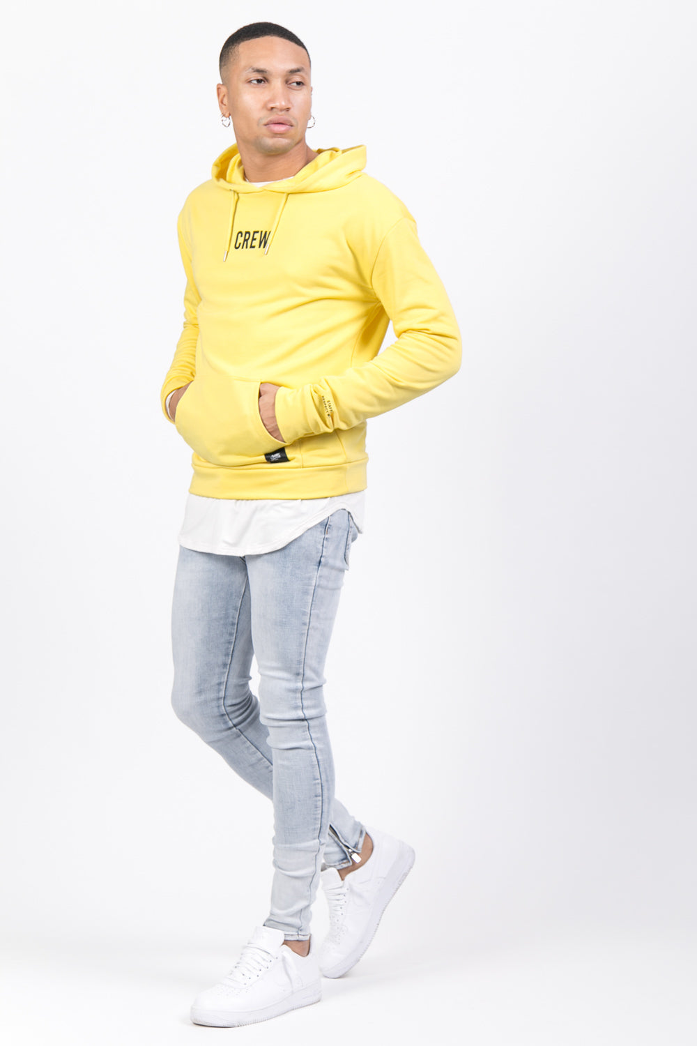 Sixth June - Sweat capuche crew tour jaune