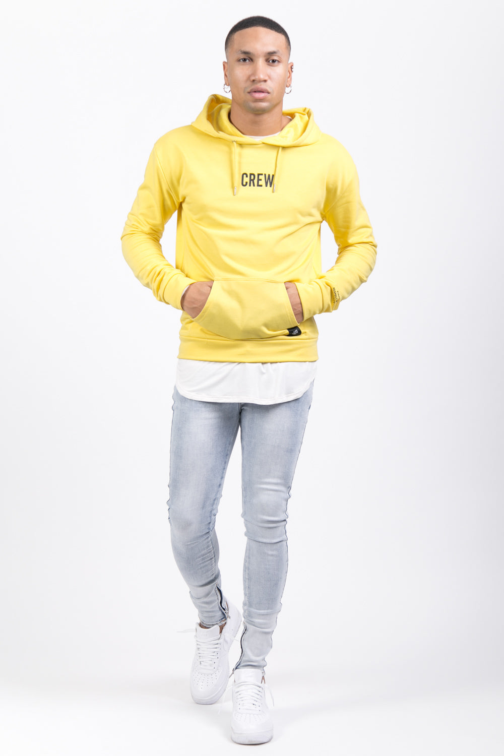 Sixth June - Sweat capuche crew tour jaune