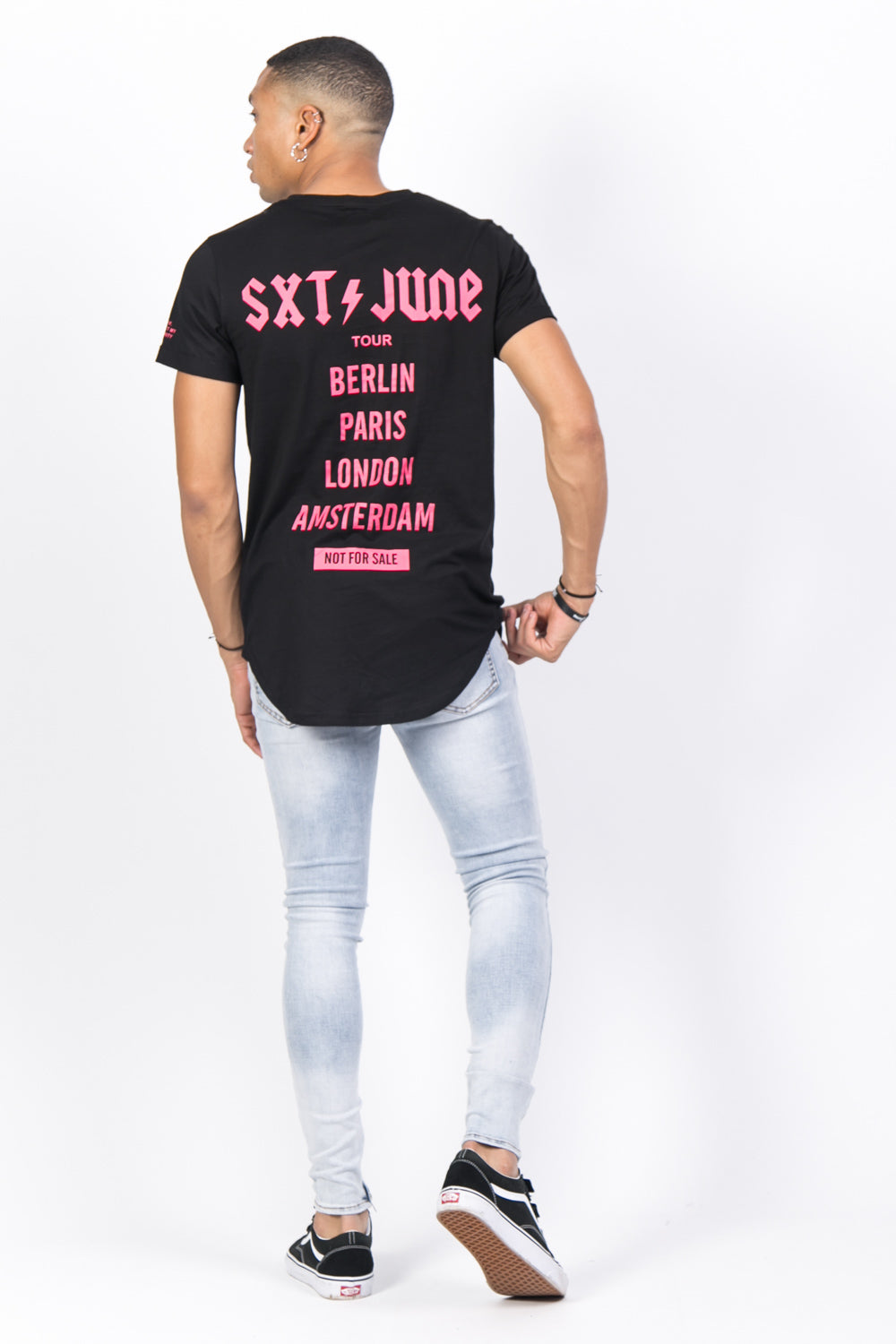 Sixth June - T-shirt crew tour noir