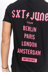 Sixth June - T-shirt crew tour noir