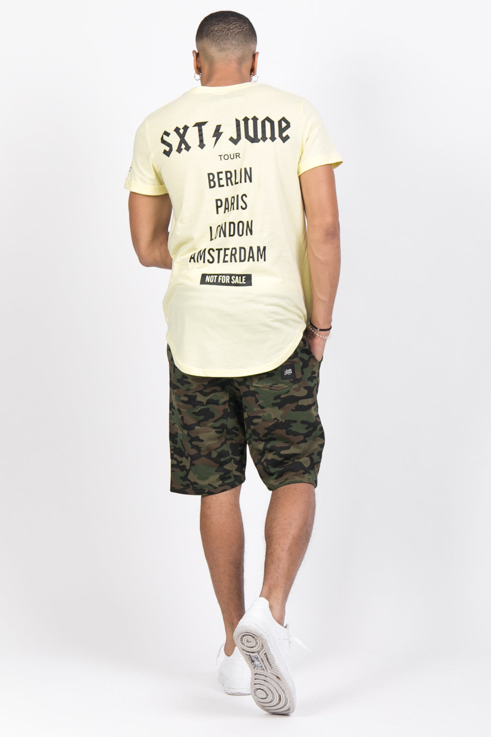 Sixth June - T-shirt crew tour jaune