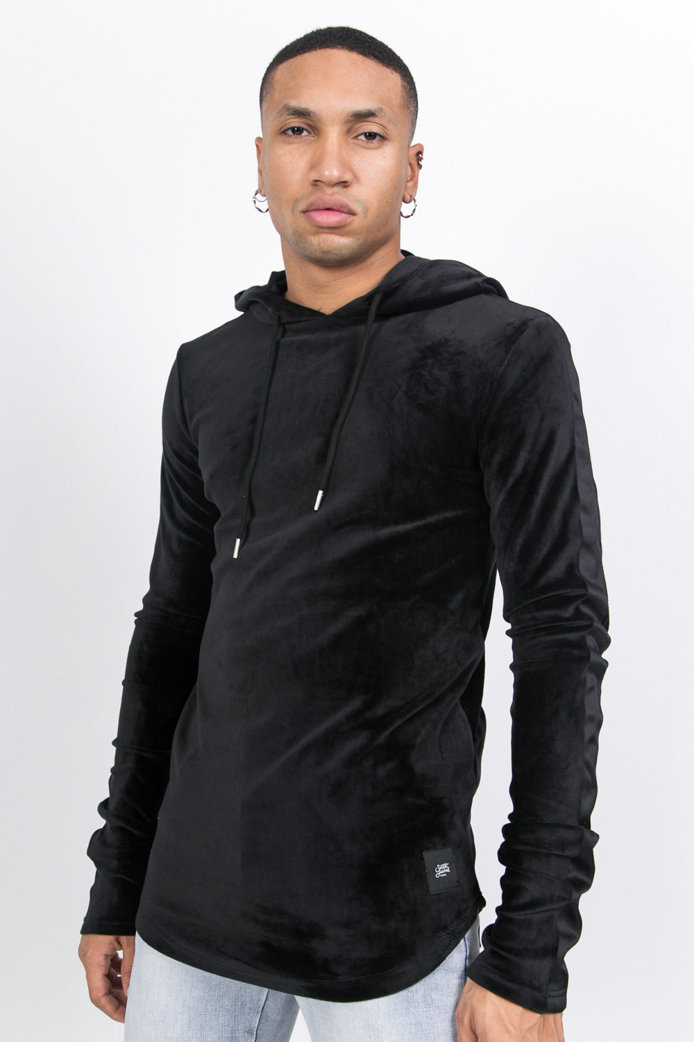 Sixth June - Sweat capuche velours noir