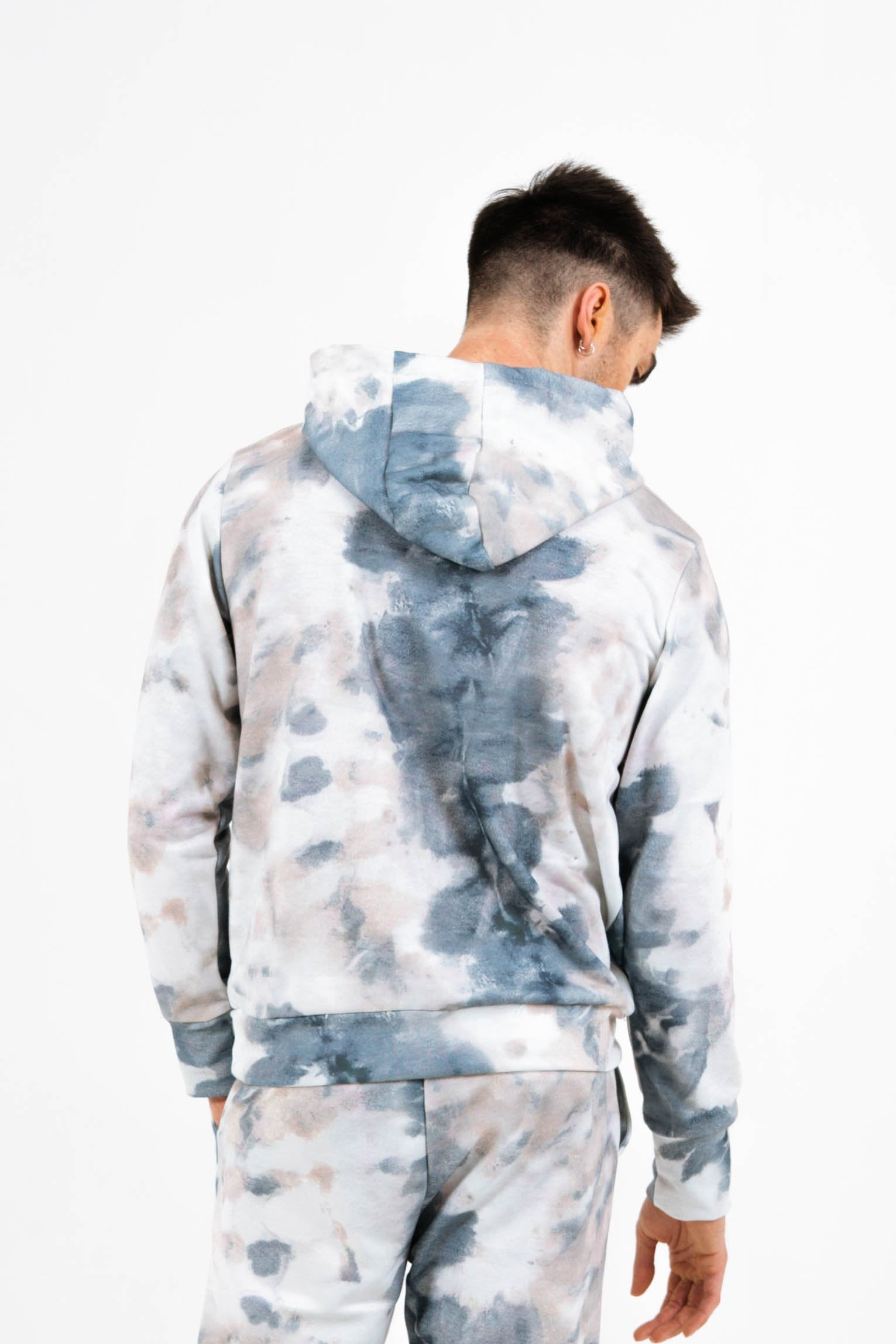 Sixth June - Sweat capuche tie dye Limited Edition Bleu clair