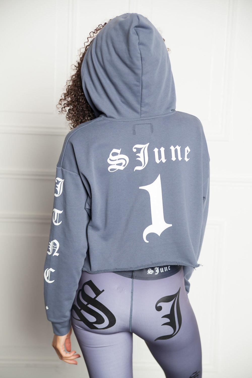 Sixth June - Sweat zippé oversize SJune 1 gothique bleu foncé