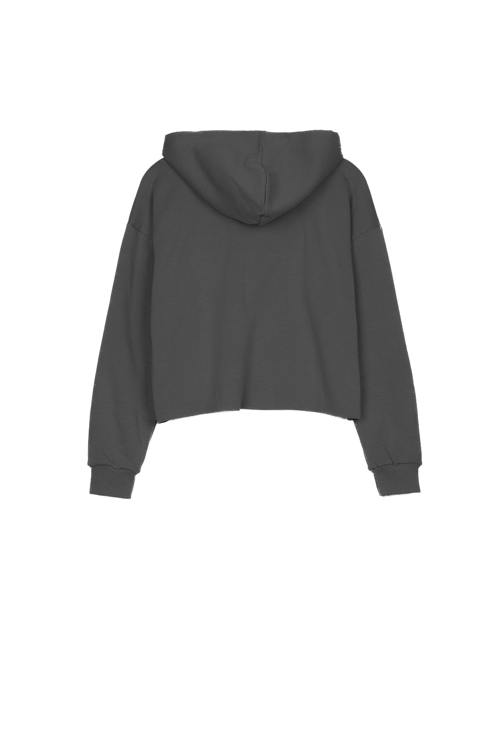 Sixth June - Sweat capuche court large gris foncé