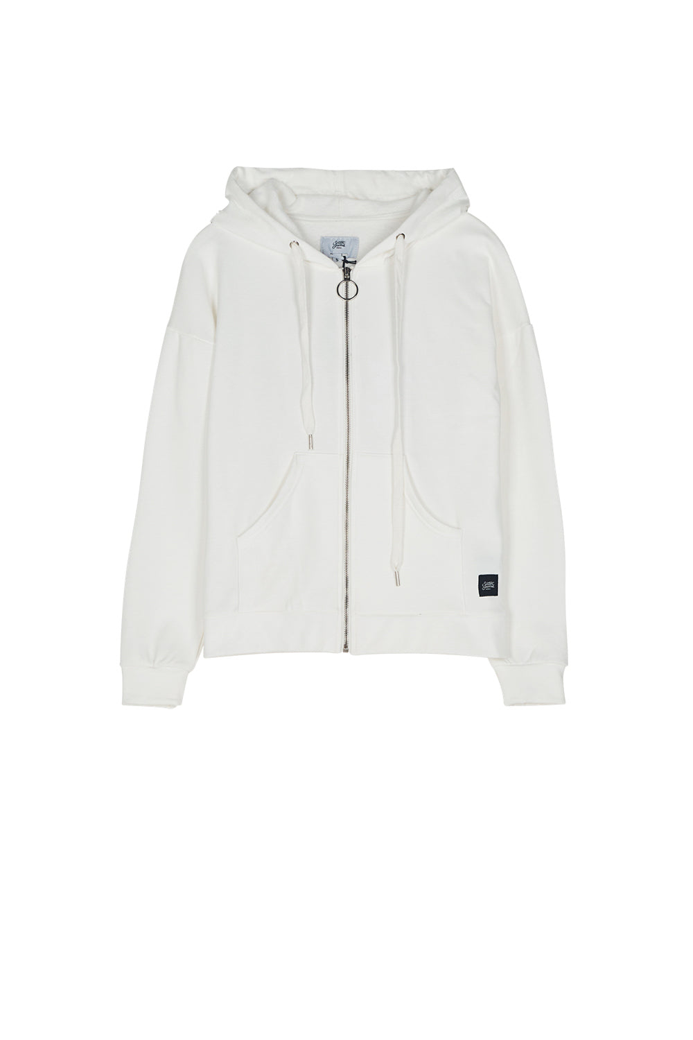 Sixth June - Sweat capuche Bad Gal broderie roses blanc