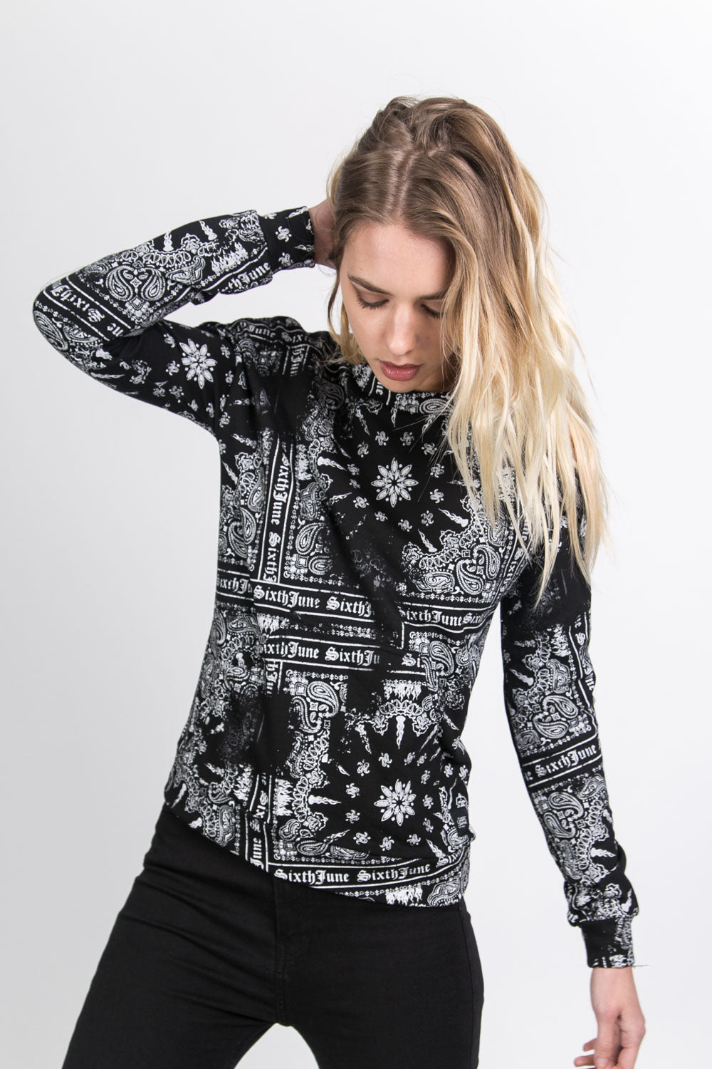 Sixth June - Pull all over bandana noir