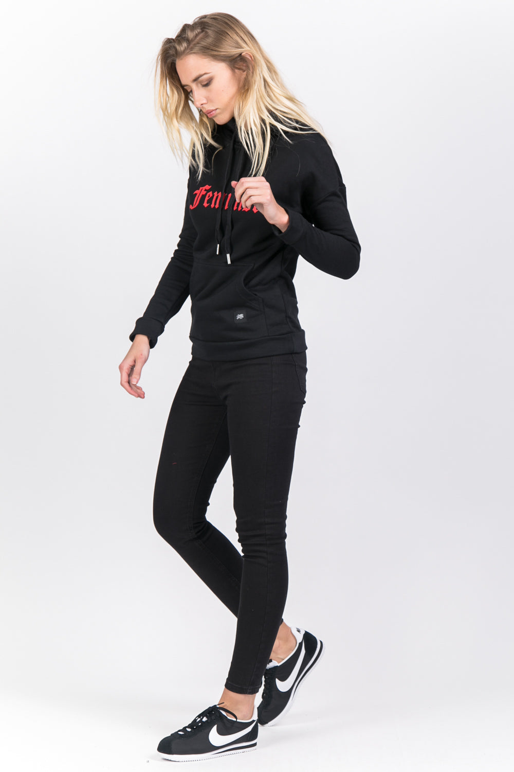 Sixth June - Sweat capuche Feminist noir