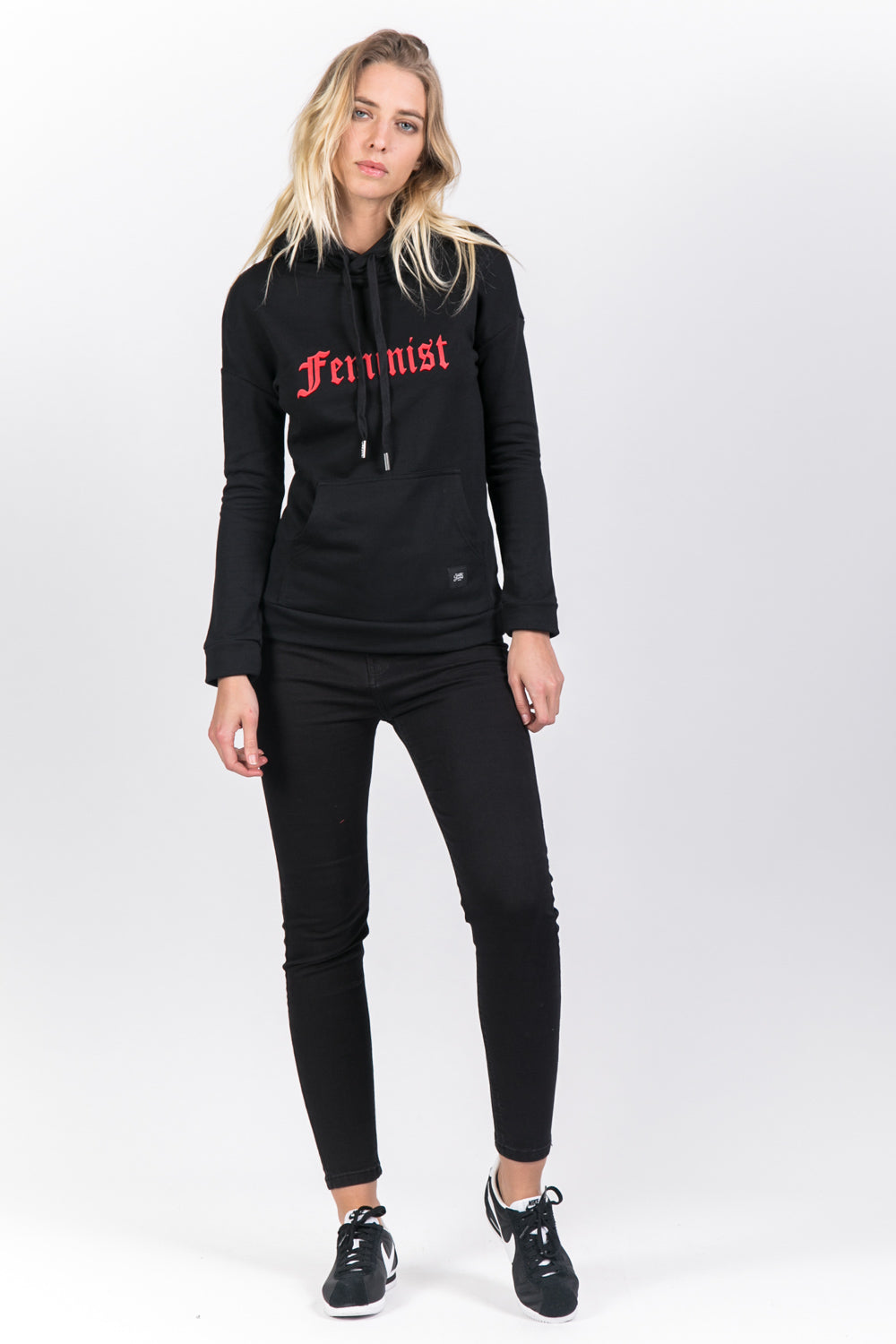 Sixth June - Sweat capuche Feminist noir