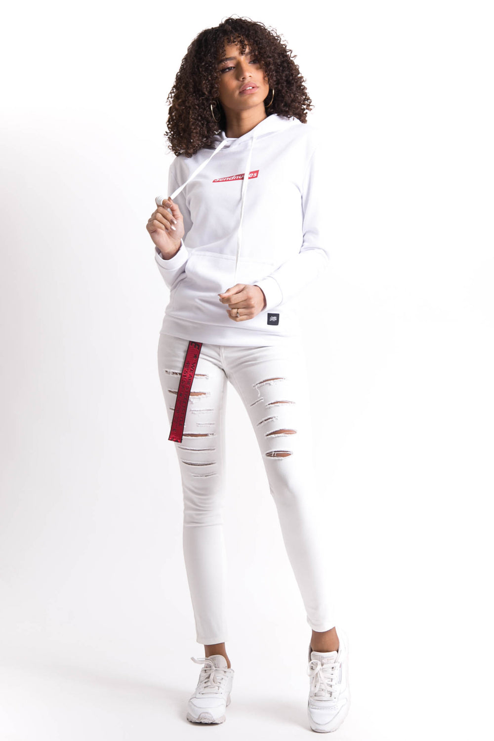 Sixth June - Sweat capuche Sendnudes blanc