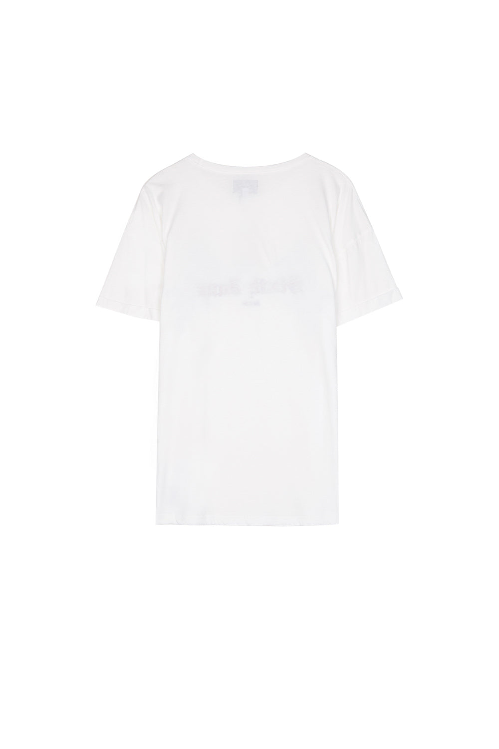 Sixth June - T-shirt brodé roses blanc