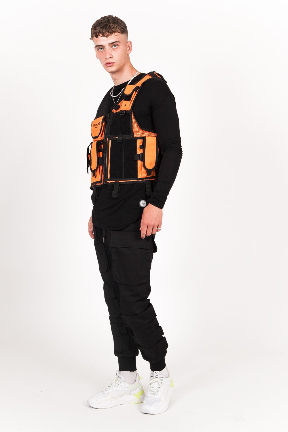 Propaganda Pockets Tactical Jacket Orange