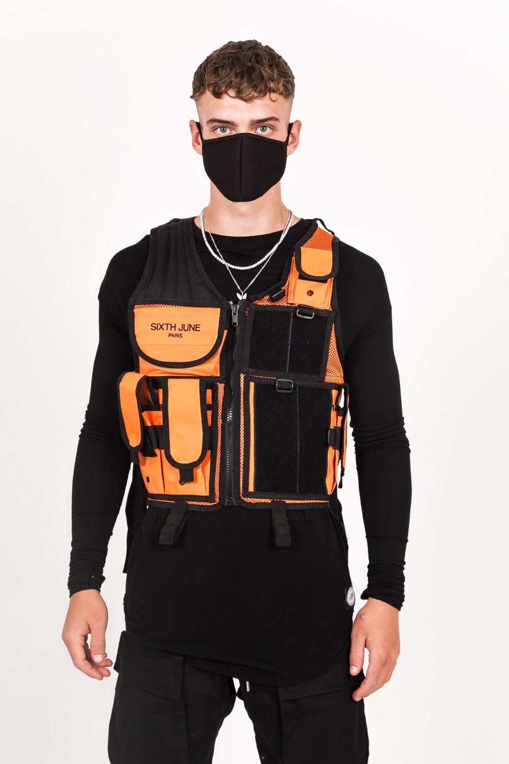 Propaganda Pockets Tactical Jacket Orange