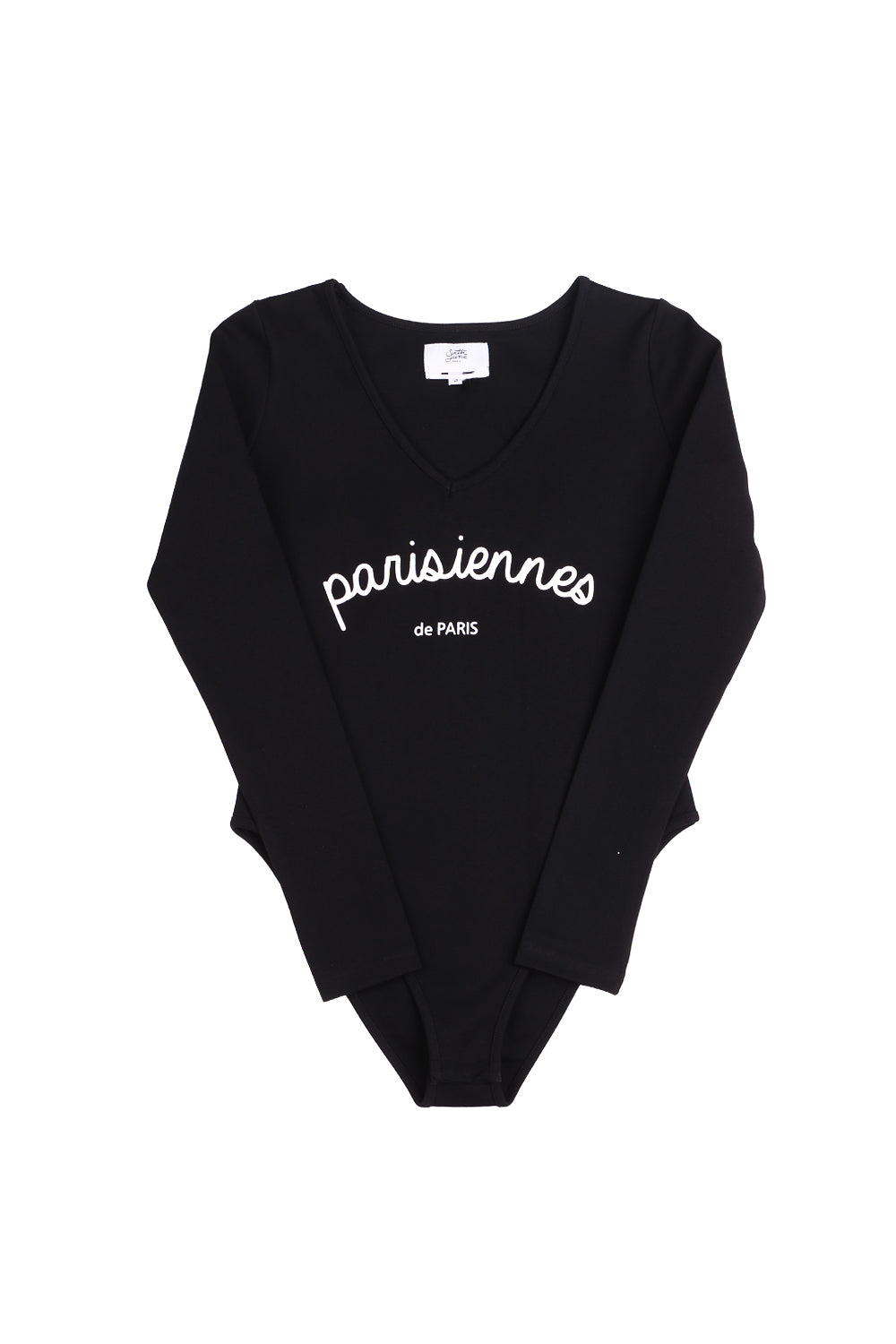 Sixth June - Body Parisiennes col V noir W2189VBO