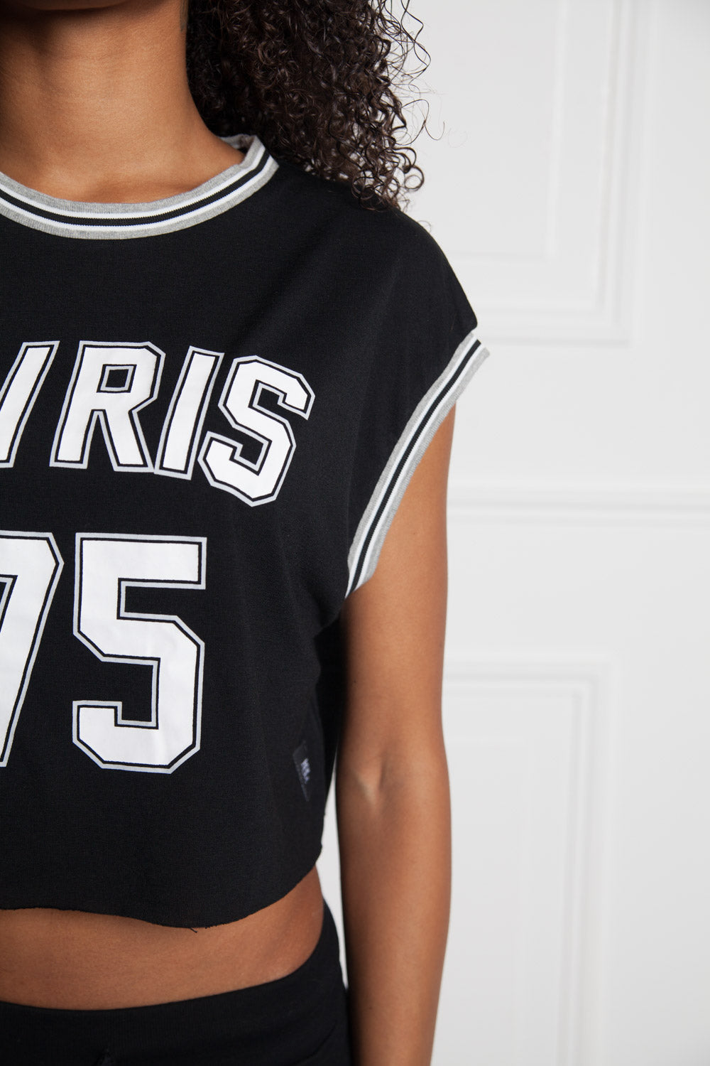 Sixth June - Crop top Pvris 75 Femme noir W2372VTO