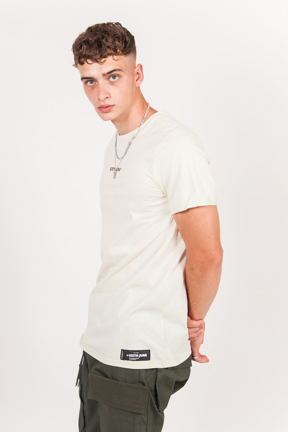 Sixth June - T-shirt image ocean jaune