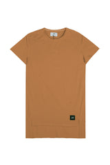 Sixth June - T-shirt asymétrique oversize camel 2131C