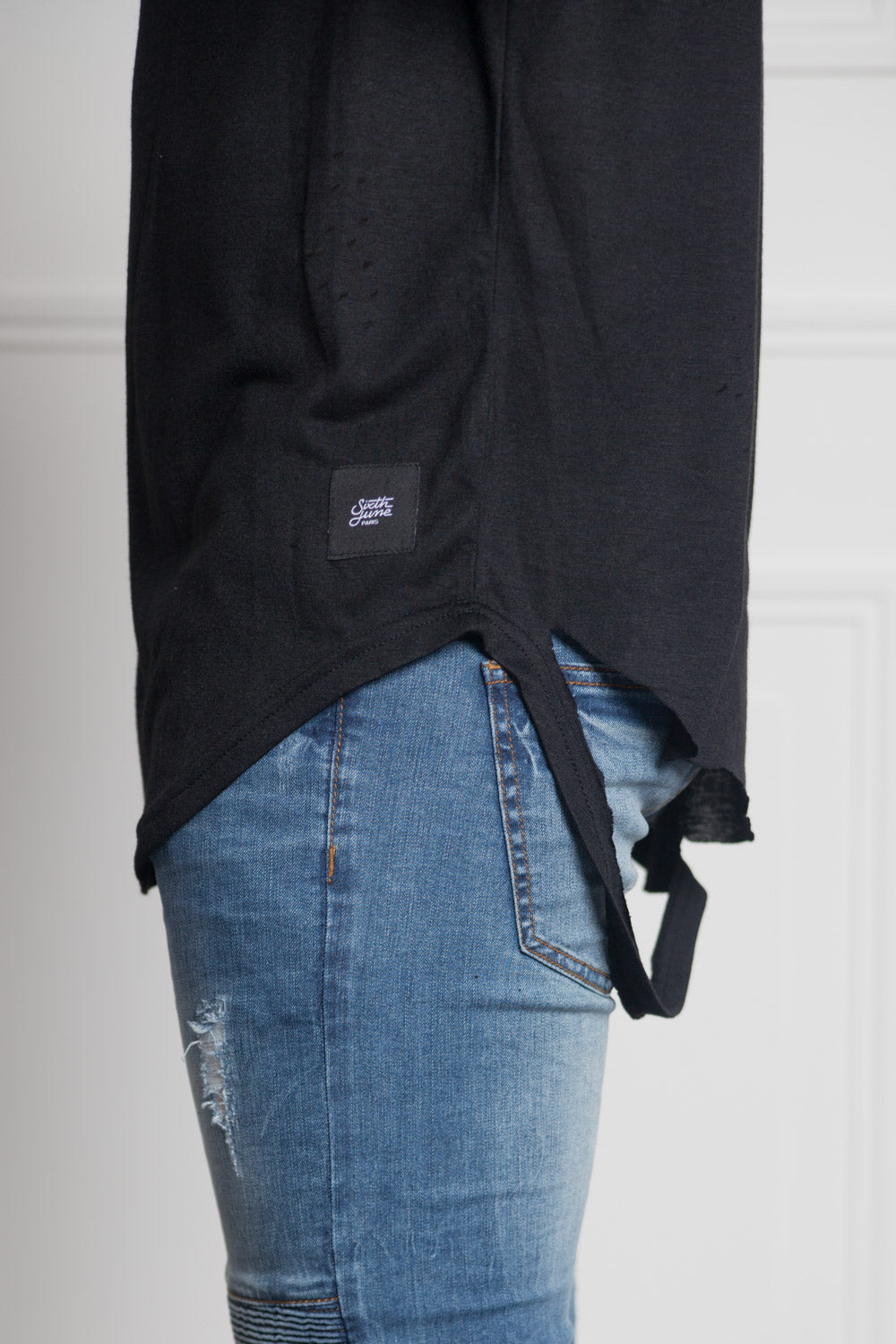 Sixth June - T-shirt chest pocket black M2511VTS