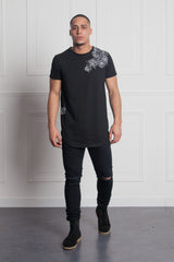 Sixth June - T-shirt rock flock print black M2515VTS