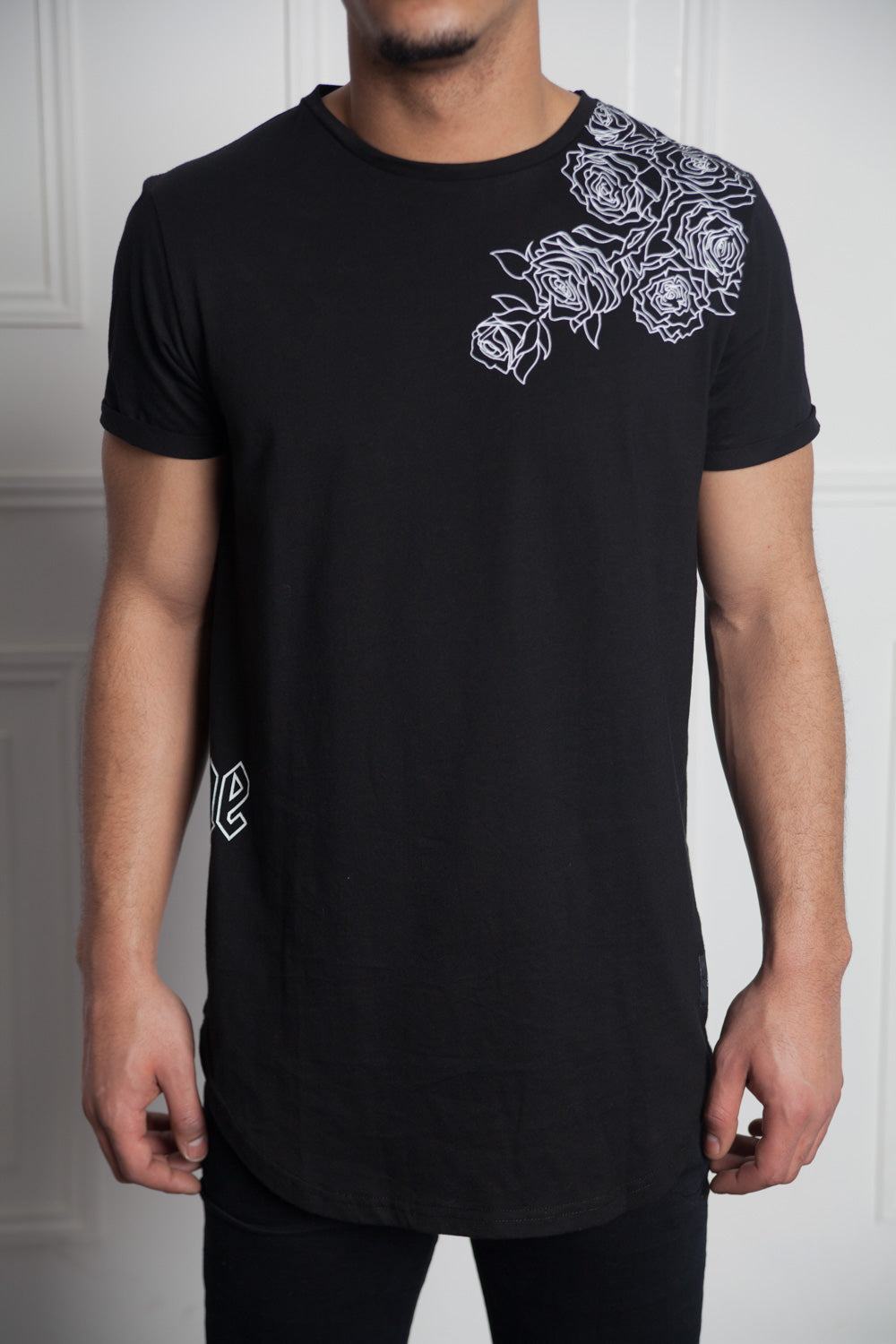 Sixth June - T-shirt rock flock print black M2515VTS