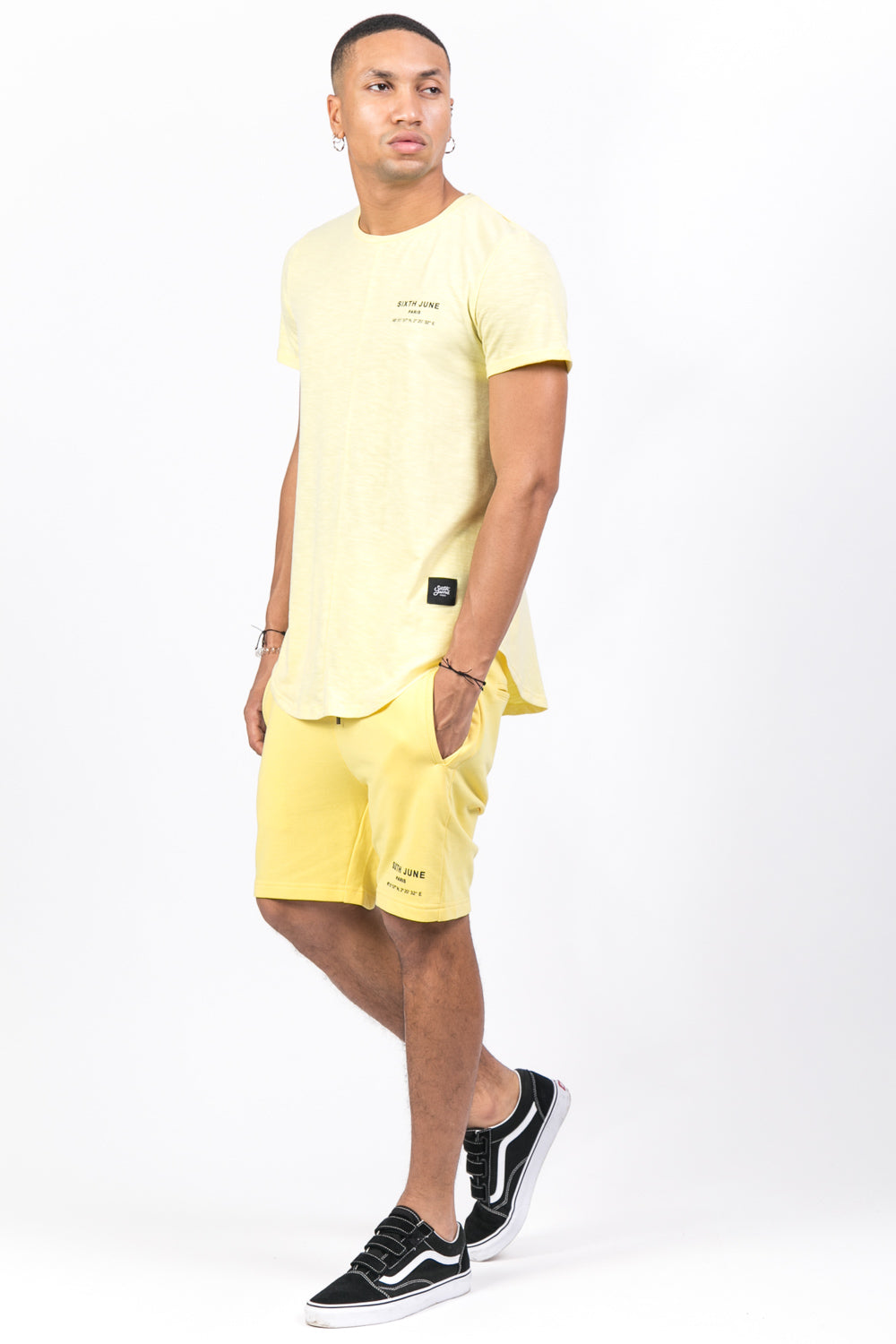 Sixth June - T-shirt Paris GPS jaune