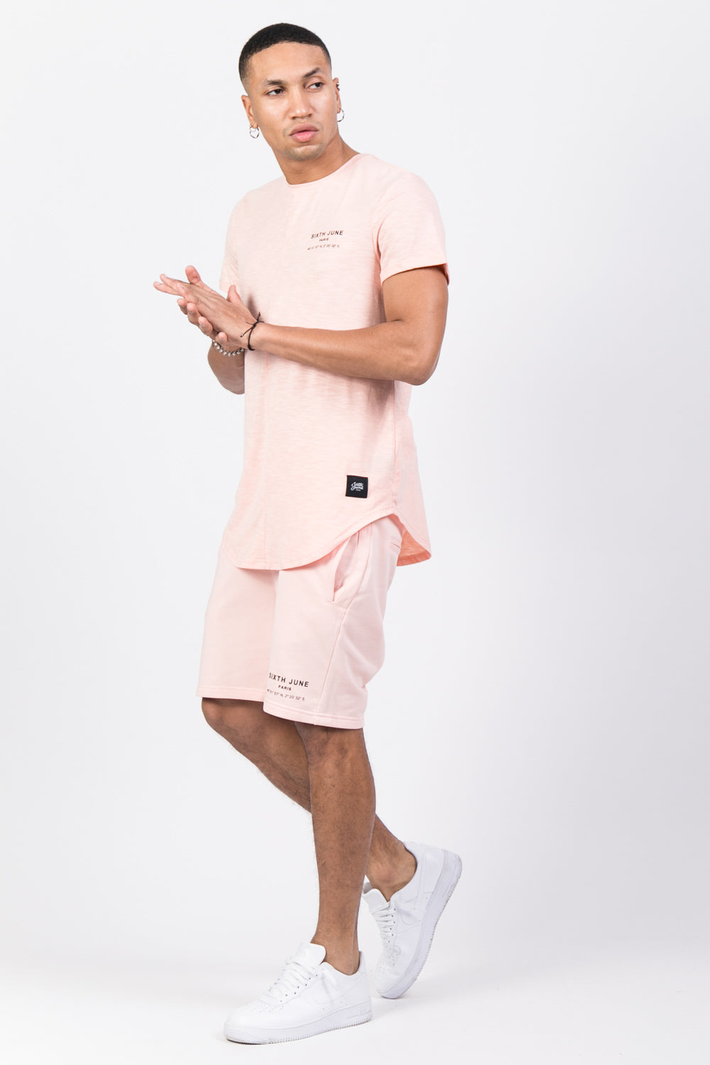 Sixth June - T-shirt Paris GPS rose