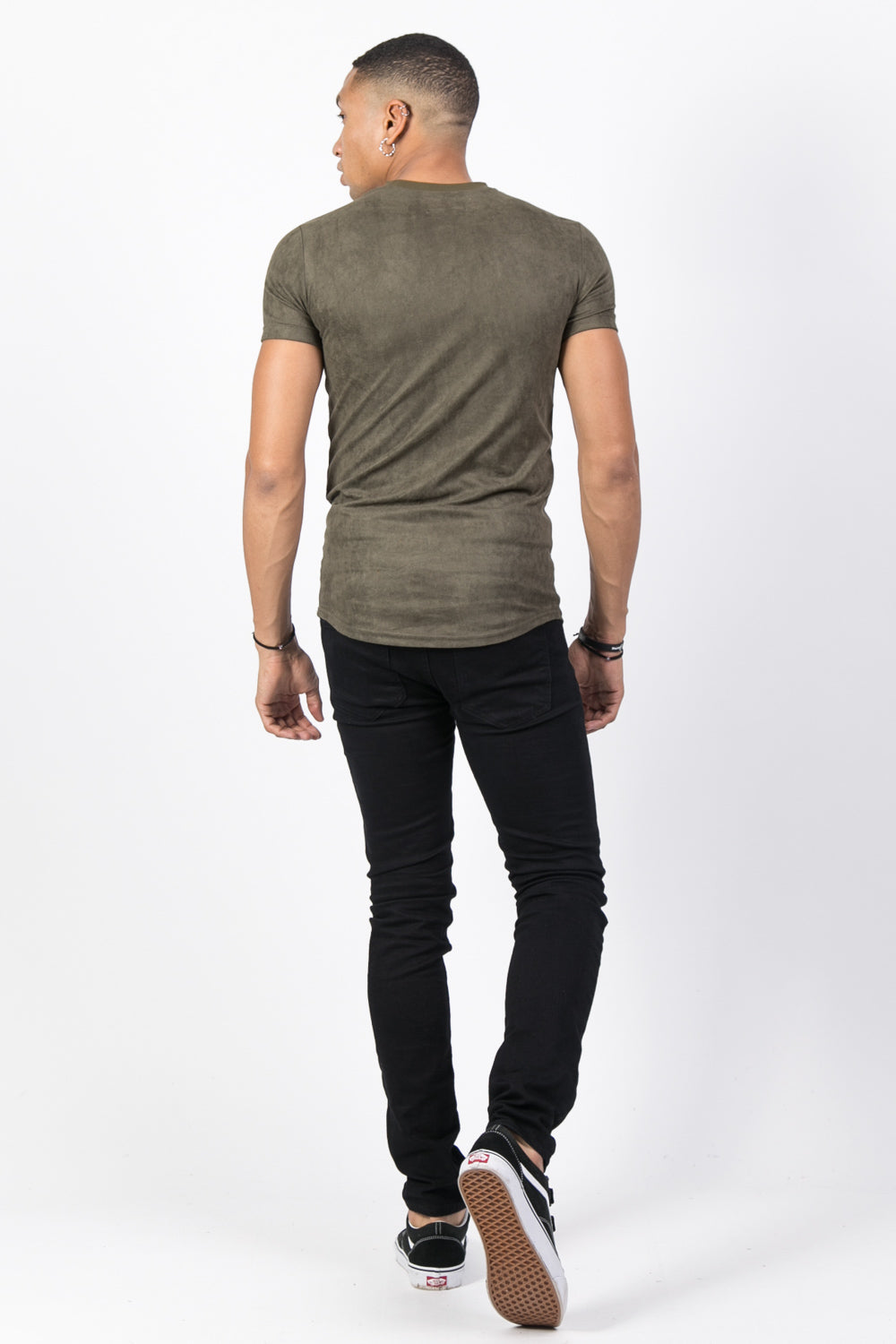 Sixth June - T-shirt suédine moulant kaki