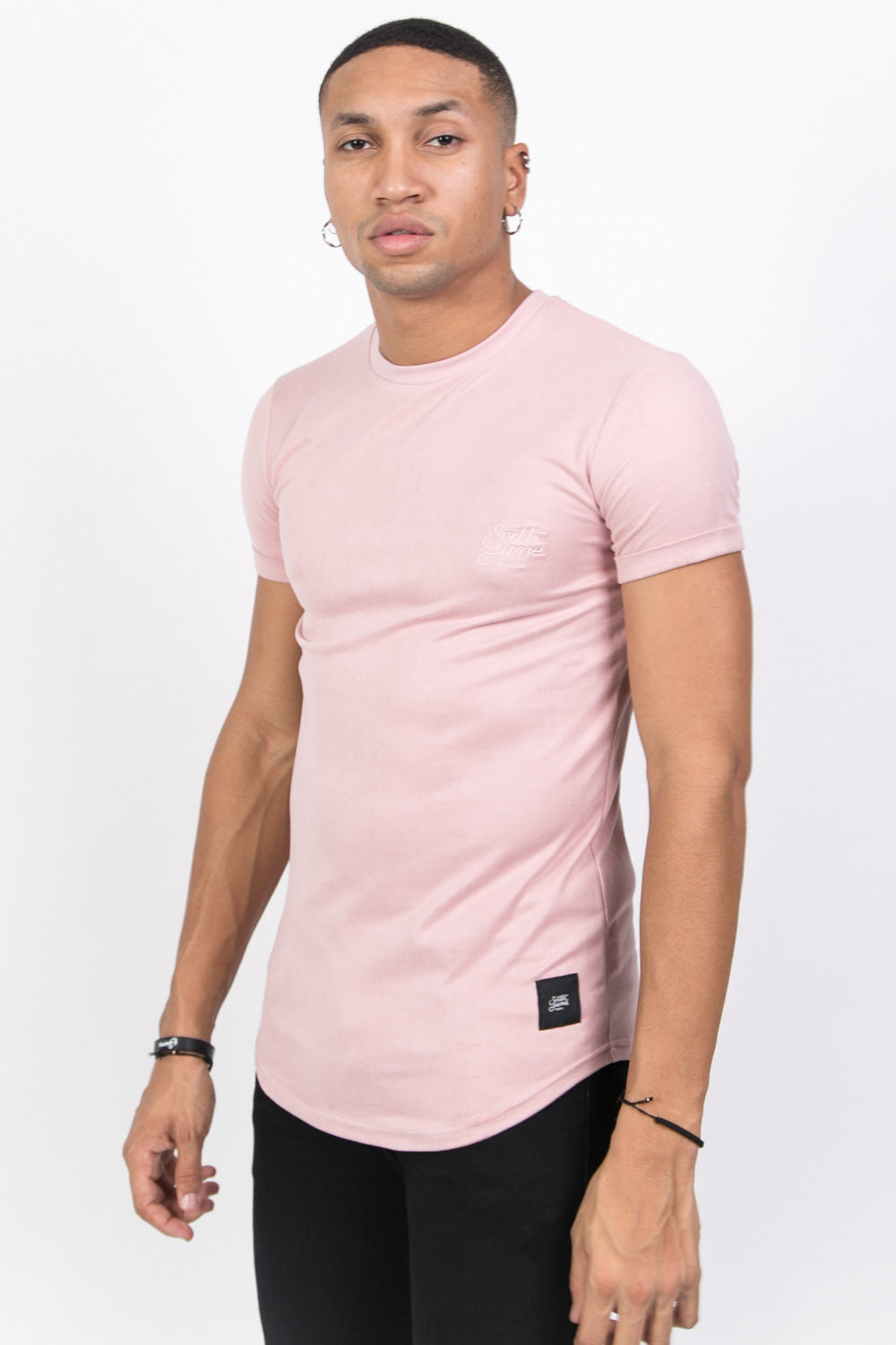 Sixth June - T-shirt suédine moulant rose
