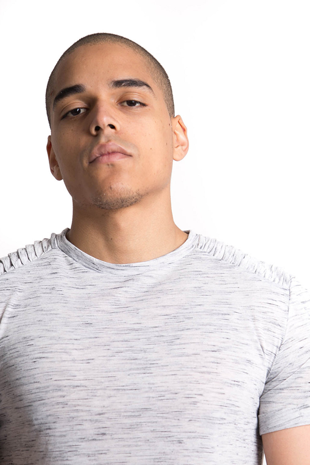 Sixth June - T-shirt chiné biker gris