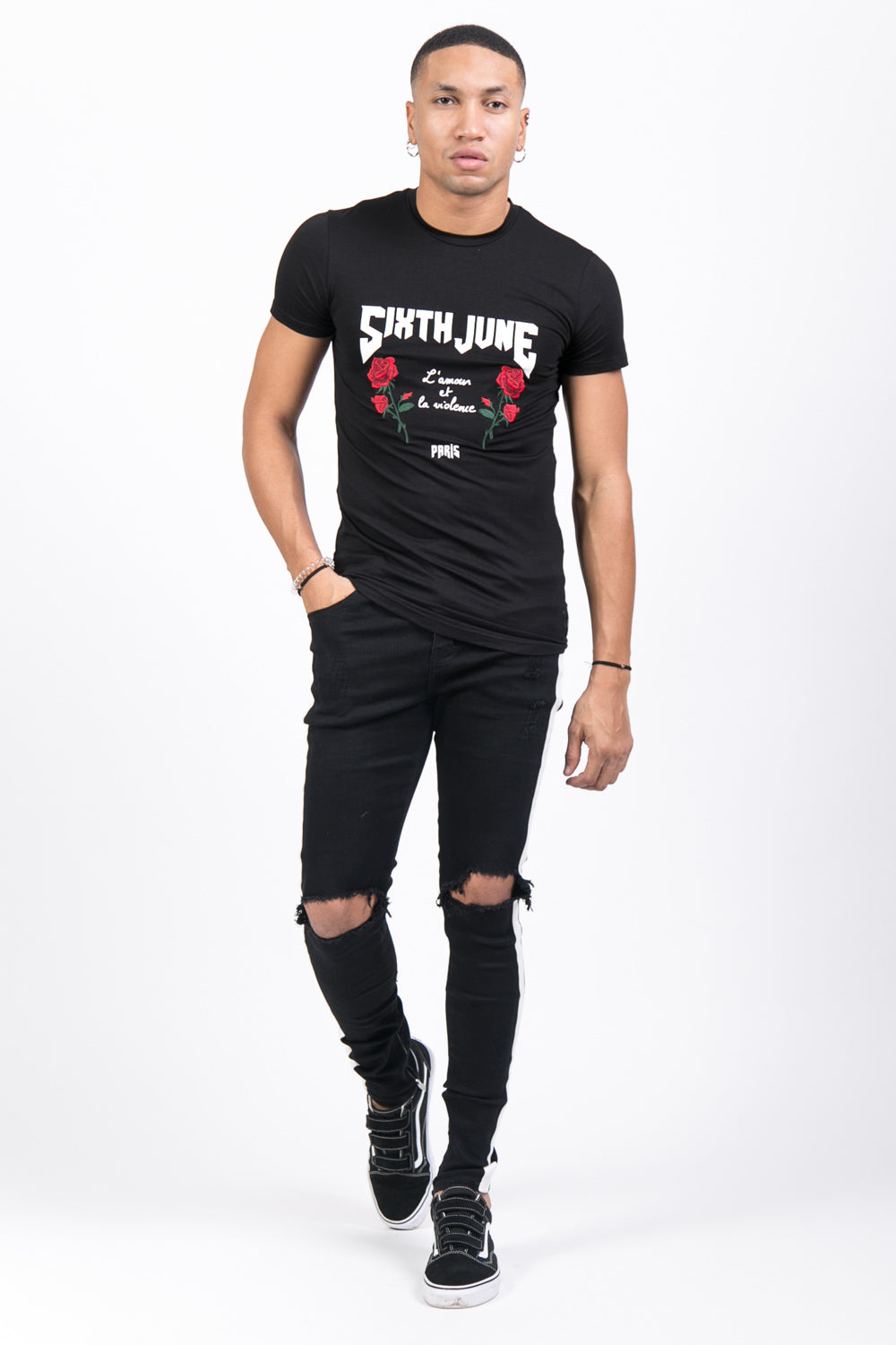 Sixth June - T-shirt amour violence noir