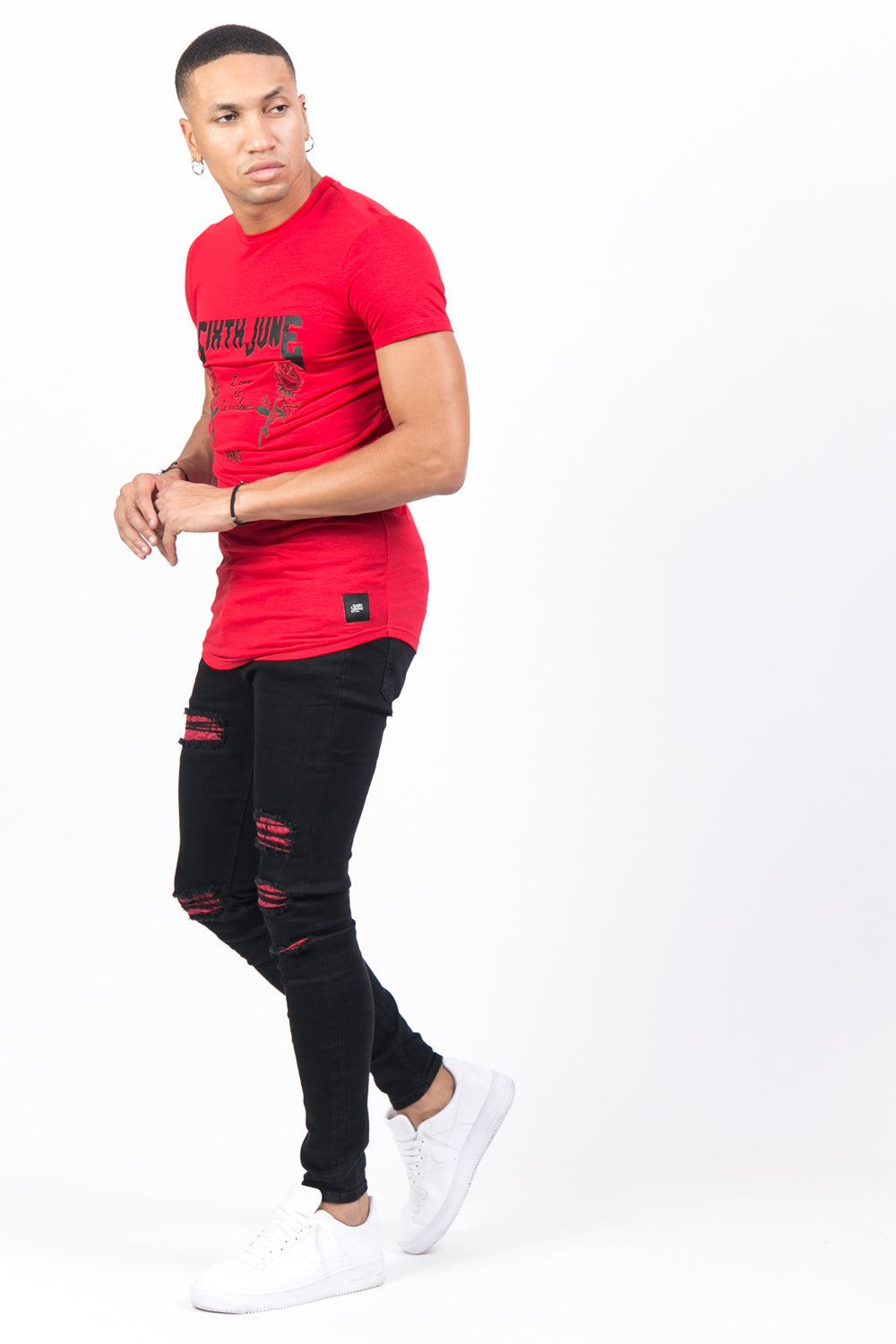 Sixth June - T-shirt amour violence rouge