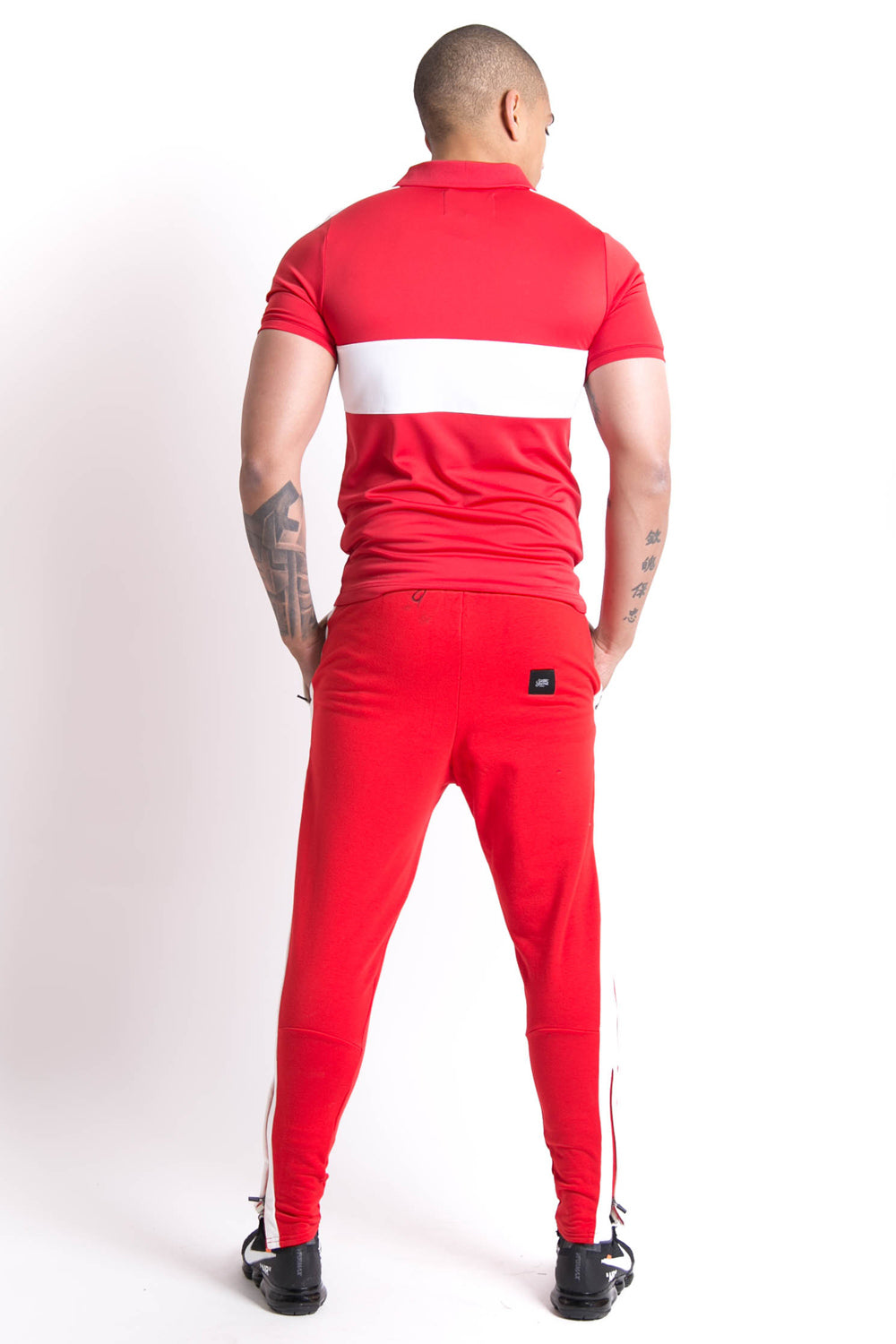 Sixth June - Maillot col football league rouge