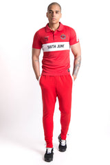 Sixth June - Maillot col football league rouge