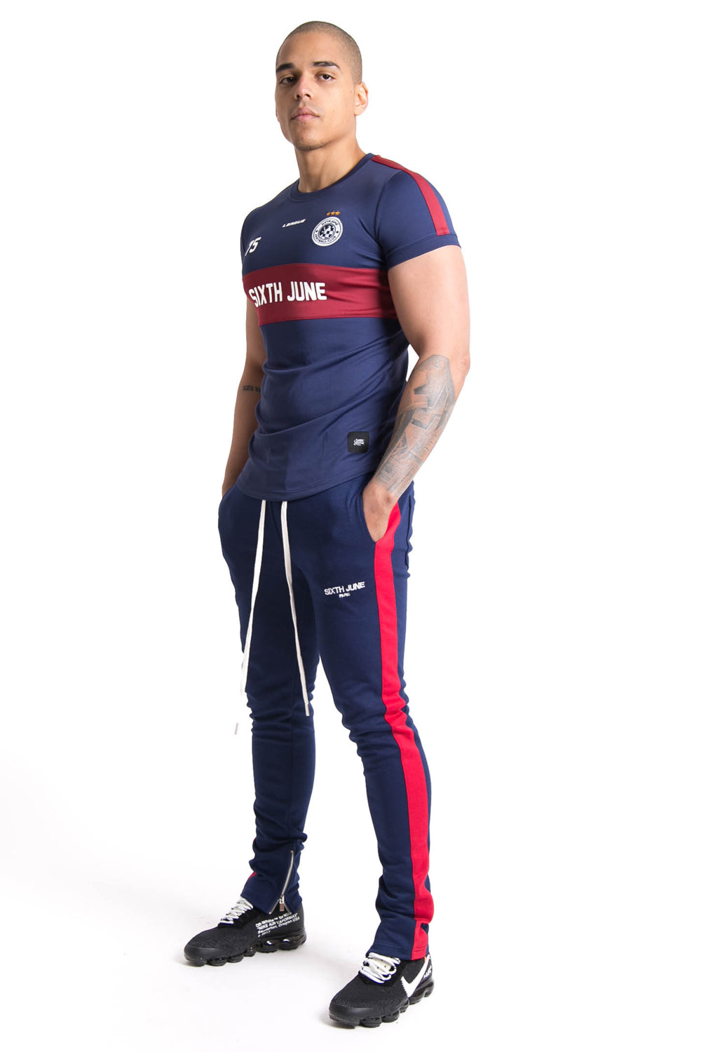 Sixth June - Maillot football league bleu