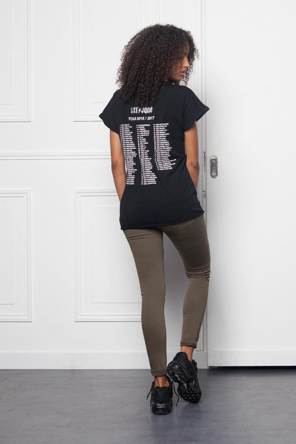 Sixth June - T-shirt grunge Monster tour Women black W2641VTS