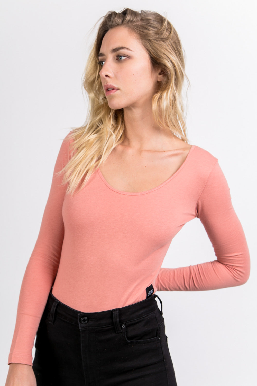 Sixth June - Body manches longues rose