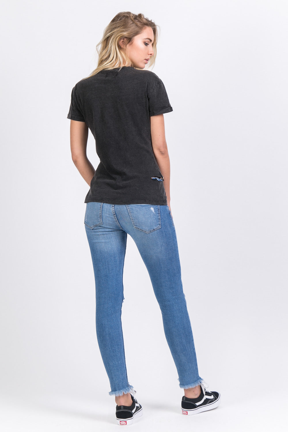 Sixth June - T-shirt anneaux noir