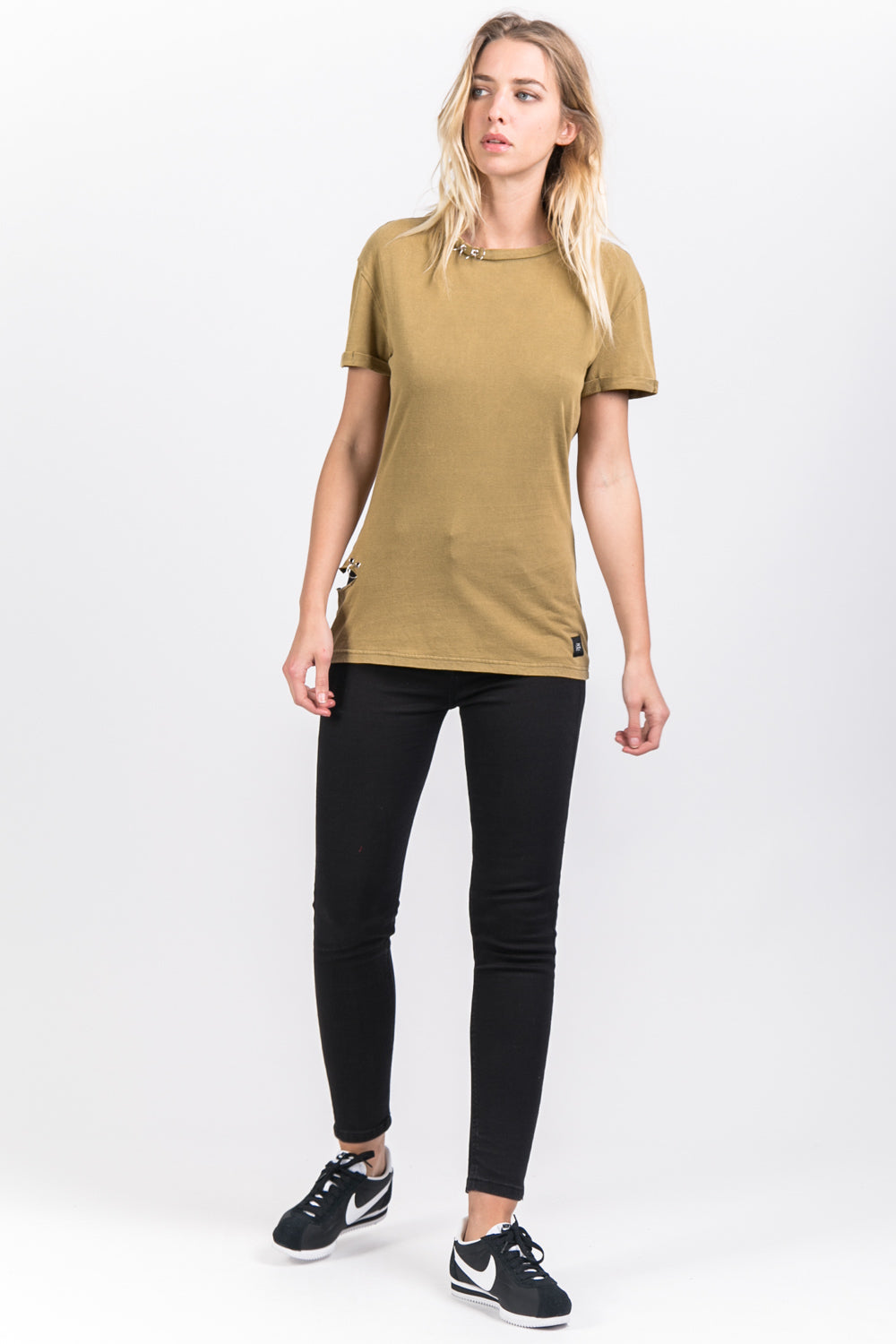 Sixth June - T-shirt anneaux kaki