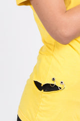 Sixth June - T-shirt anneaux jaune