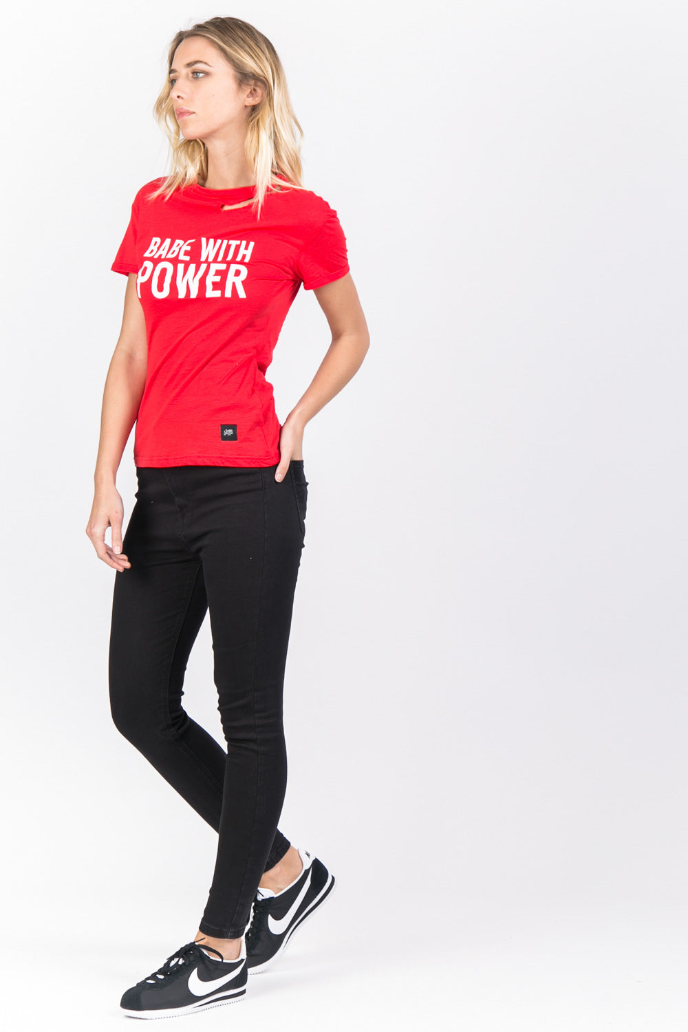 Sixth June - T-shirt Babe with power rouge