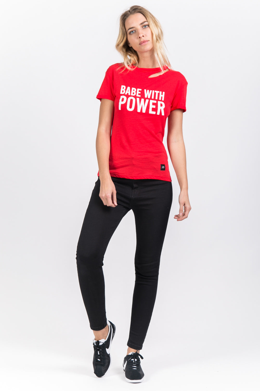 Sixth June - T-shirt Babe with power rouge