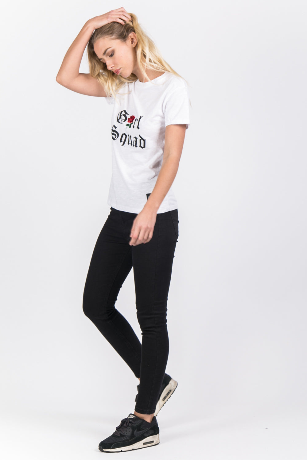 Sixth June - T-shirt Girl squad blanc