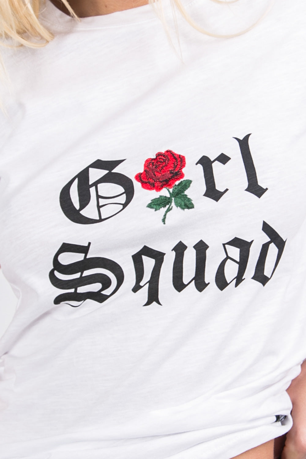 Sixth June - T-shirt Girl squad blanc