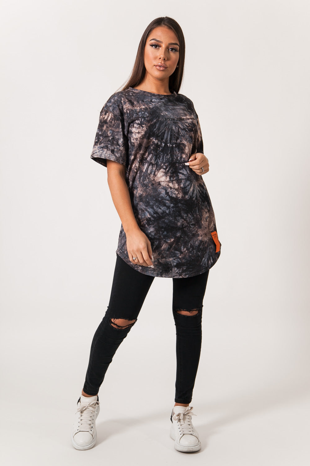 Sixth June - T-shirt oversize gris foncé