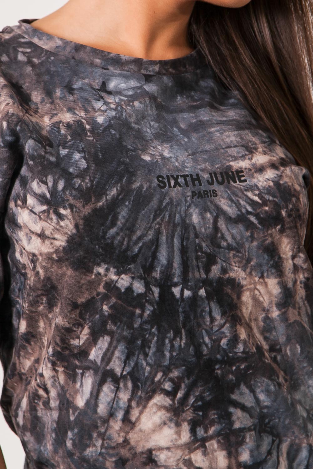 Sixth June - T-shirt oversize gris foncé