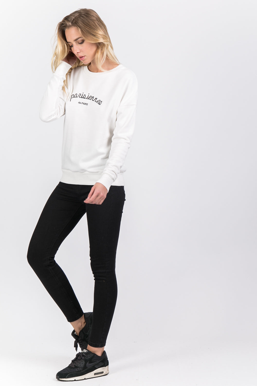 Sixth June - Sweat Parisiennes de Paris Blanc